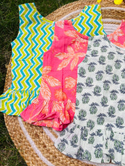 Frill tops 4 - 5yrs (pack of 3)