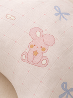 Load image into Gallery viewer, Muslin Feeding Pillow - Pink Bow
