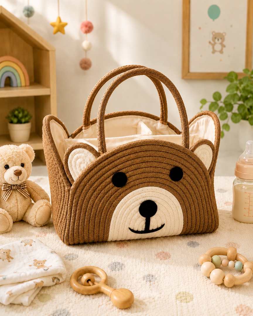 Mommy Bag/Diaper Caddy : Brown