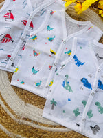 Load image into Gallery viewer, Cotton Muslin Jablas Pack: 0-3M
