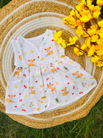 Load image into Gallery viewer, Oh Deer - Muslin Frock 0 to 3M
