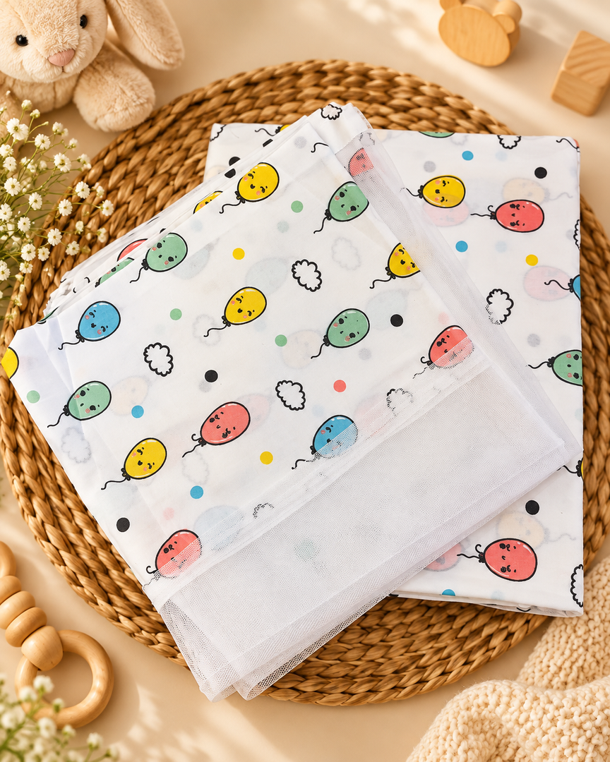 Balloons - Thottil and Mosquito net Set (Fall Safe)