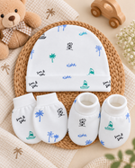 Load image into Gallery viewer, Mittens, Booties &amp; Cap