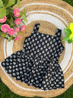Load image into Gallery viewer, Dark Fort- Cotton Frock 6m to 1 Yr
