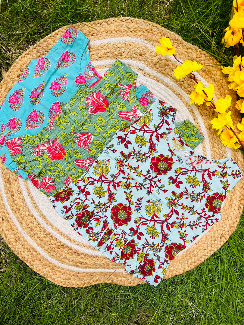 Frill tops Set 3 - 4yrs (pack of 3)