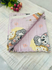 Elephant Ride - Muslin Baby Towel