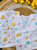 Load image into Gallery viewer, Cotton Muslin Jablas Pack: 6-12M
