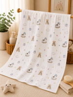Load image into Gallery viewer, Tiny Teddy Tales - Muslin Baby Towel