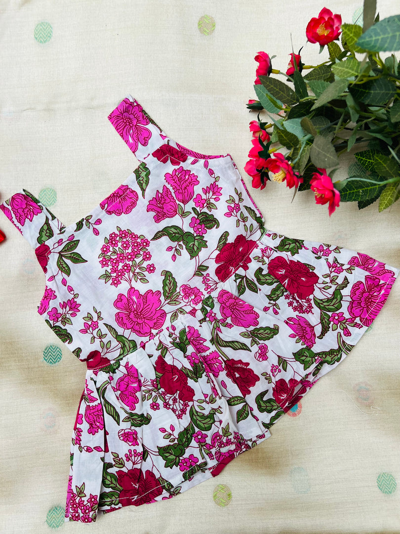 Rose Whisper - Cotton Frock 0 to 6m