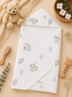 Load image into Gallery viewer, Little Explorer - Cotton Hooded Baby Towel