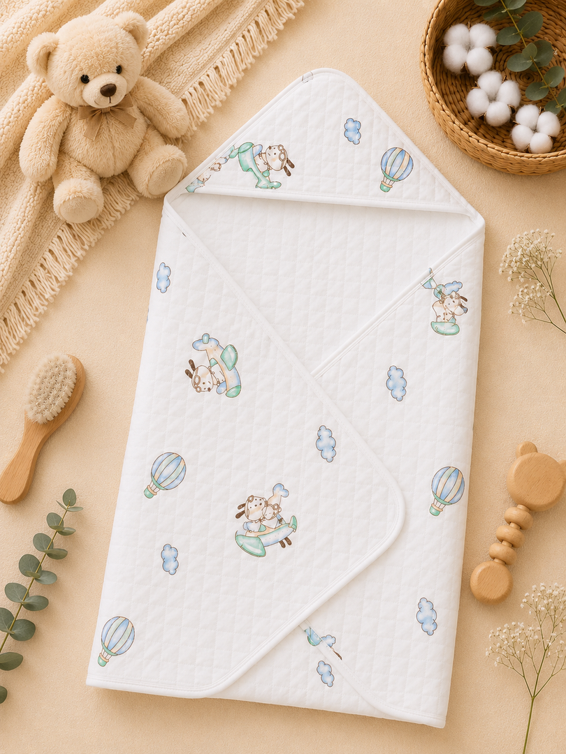 Little Explorer - Cotton Hooded Baby Towel