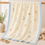 Load image into Gallery viewer, Big Cats - Muslin Baby Blanket