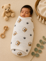 Load image into Gallery viewer, Crinkled Muslin Baby Swaddle