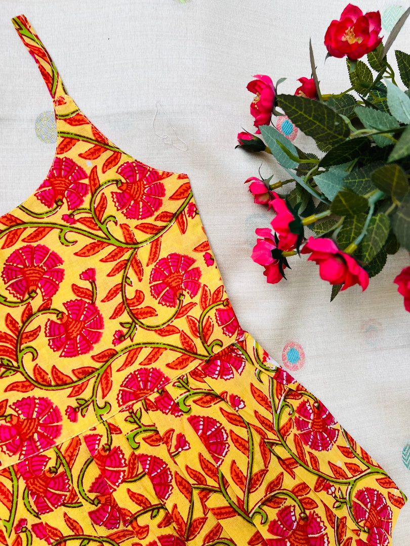 Marigold - Cotton Frock 6m to 1 Yr