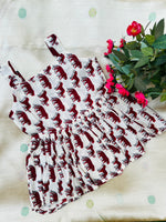 Load image into Gallery viewer, Tiger Forest - Cotton Frock 6m to 1 Yr
