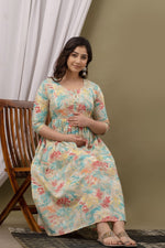 Load image into Gallery viewer, Skyline : Maternity Feeding Dress
