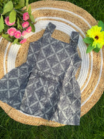 Load image into Gallery viewer, Grey Flush - Cotton Frock 2 -3 Yrs
