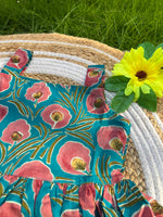 Load image into Gallery viewer, Peacock Bloom - Cotton Frock 2 -3 Yrs
