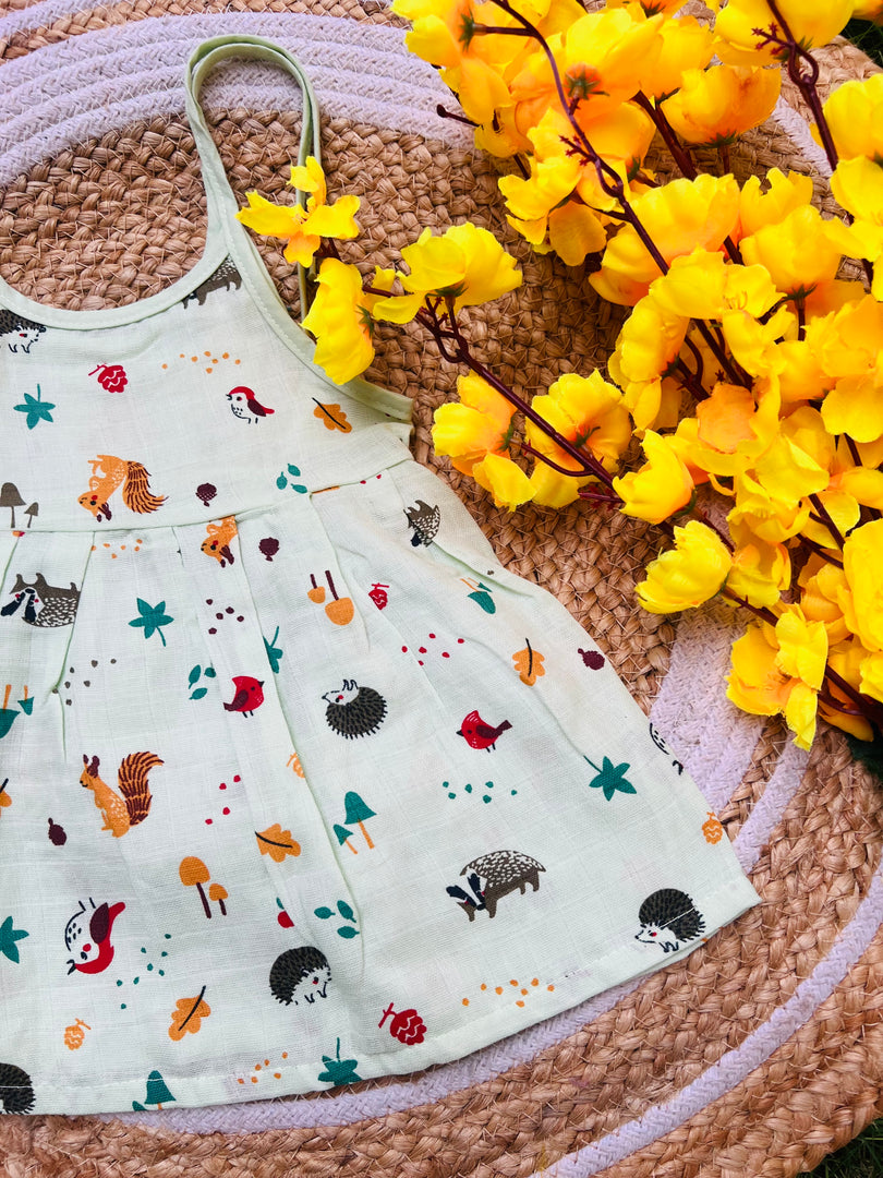 Pista Rush - Muslin Frock 0 to 6M
