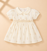 Load image into Gallery viewer, Baby Cotton Dress - Beige Paradise