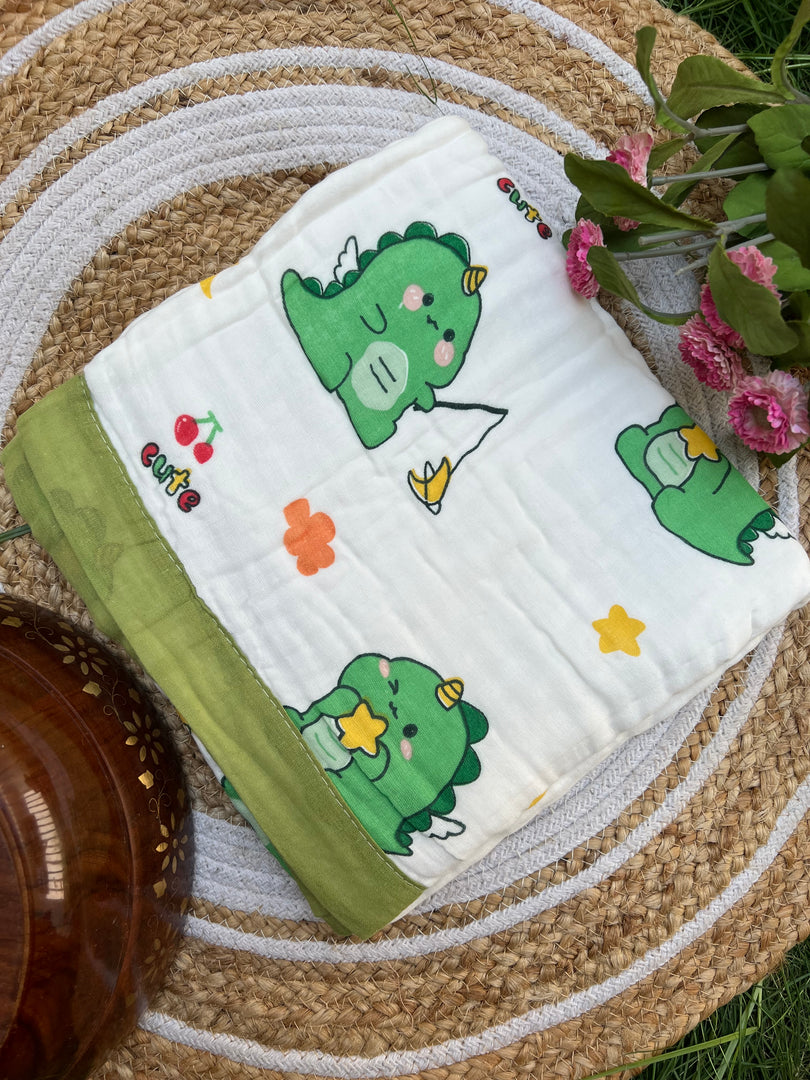 Cute Emoji - Muslin Baby Blanket