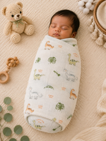 Load image into Gallery viewer, Crinkled Muslin Baby Swaddle