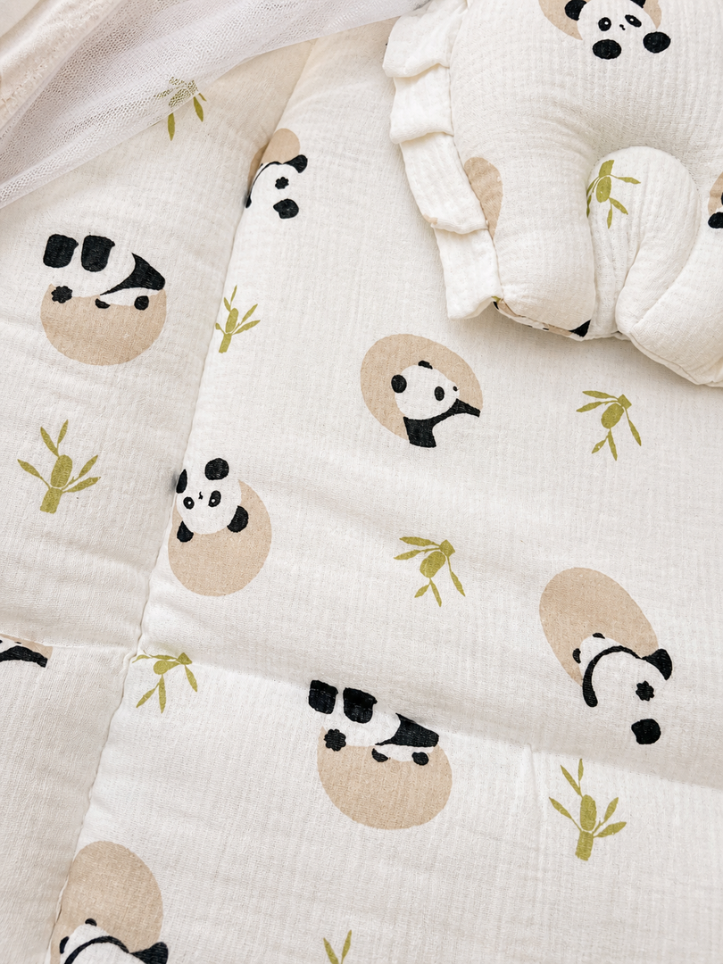 Muslin Net Bed - Panda Cub