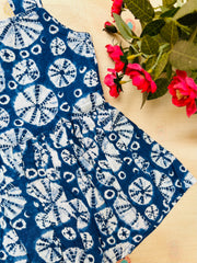 Blue Batik - Cotton Frock 6m to 1 Yr