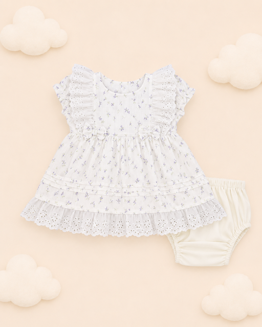 Baby Cotton Dress - Cotton Cloud