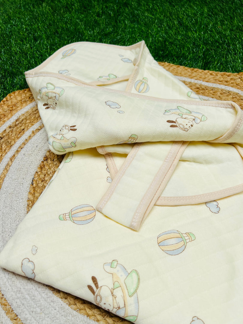 Parachute Ride - Muslin Hooded Baby Blanket