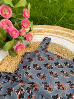 Load image into Gallery viewer, Grey Bliss - Cotton Frock  1 - 2 yrs
