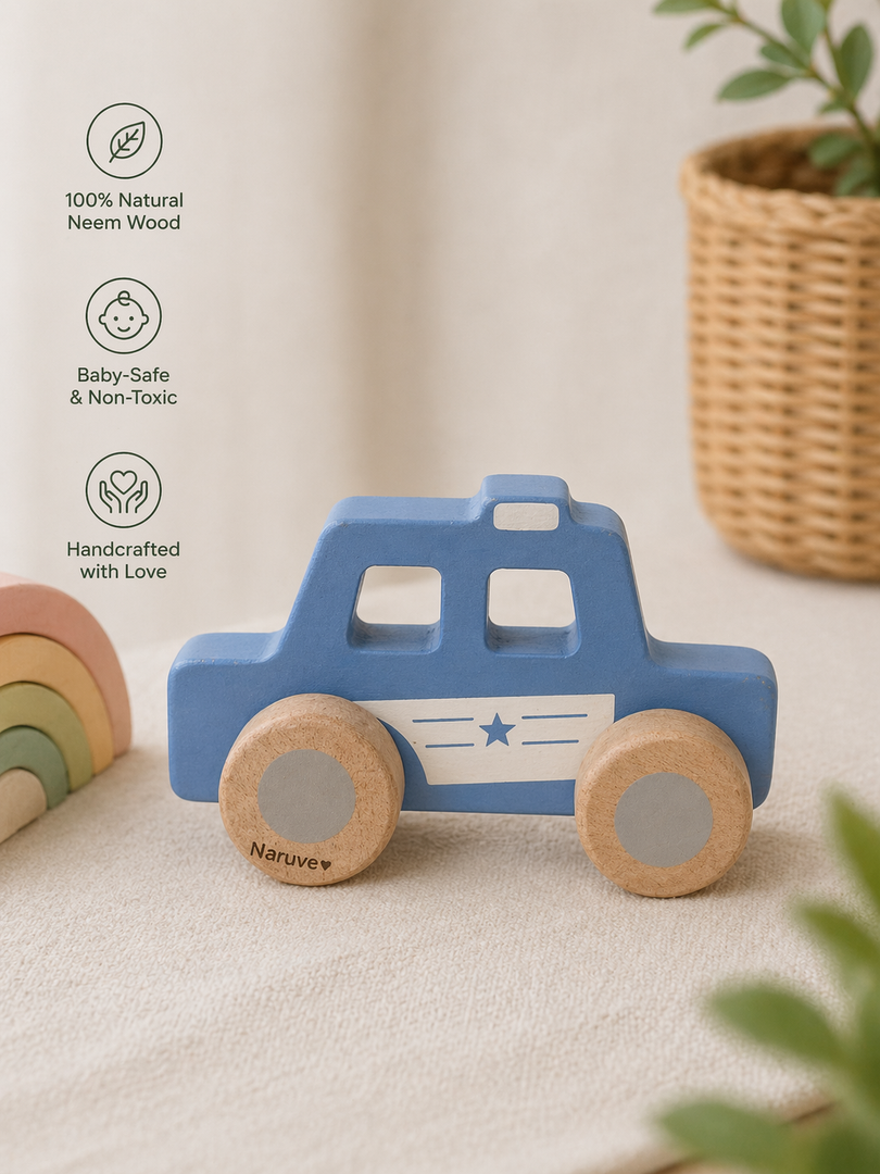 Car - Neem Wood Push Toy