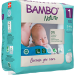Load image into Gallery viewer, Bambo Nature Chemical Free Tape Diapers - XS (2-4 kgs)
