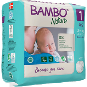 Bambo Nature Chemical Free Tape Diapers - XS (2-4 kgs)