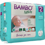 Bambo Nature Chemical Free Tape Diapers - S (3-6 kgs)