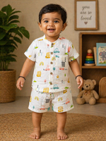 Load image into Gallery viewer, Baby Shirt and Shorts Set - Jeep Ride
