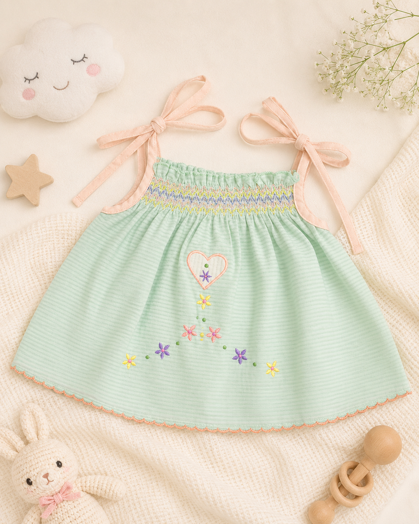 Baby Cotton Tie Frock