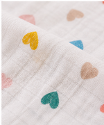 Load image into Gallery viewer, Muslin Baby Swaddle - Hearts