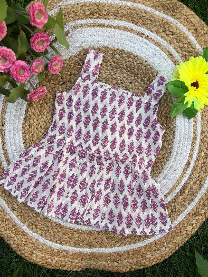 Royal Blossom - Cotton Frock 0 to 6m