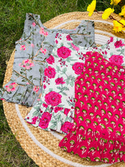 Frill tops 4 - 5yrs (pack of 3)