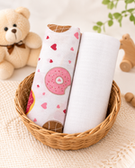Load image into Gallery viewer, Muslin Baby Towels (Pack of 2)