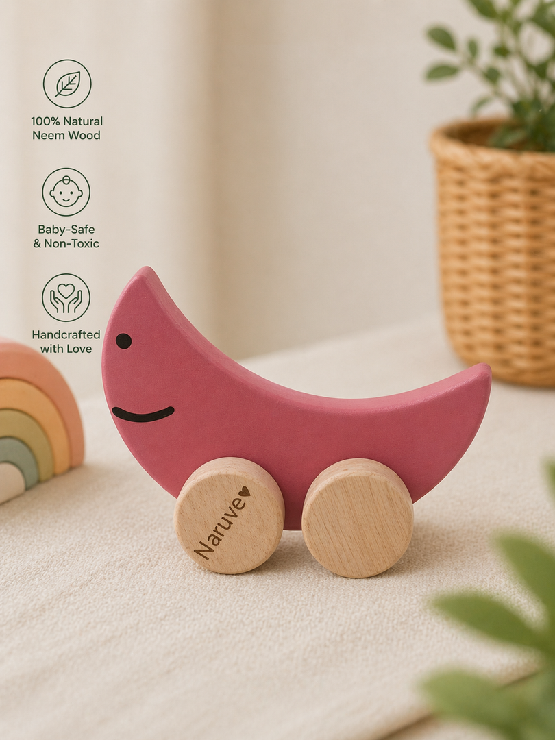 Nila - Neem Wood Push Toy