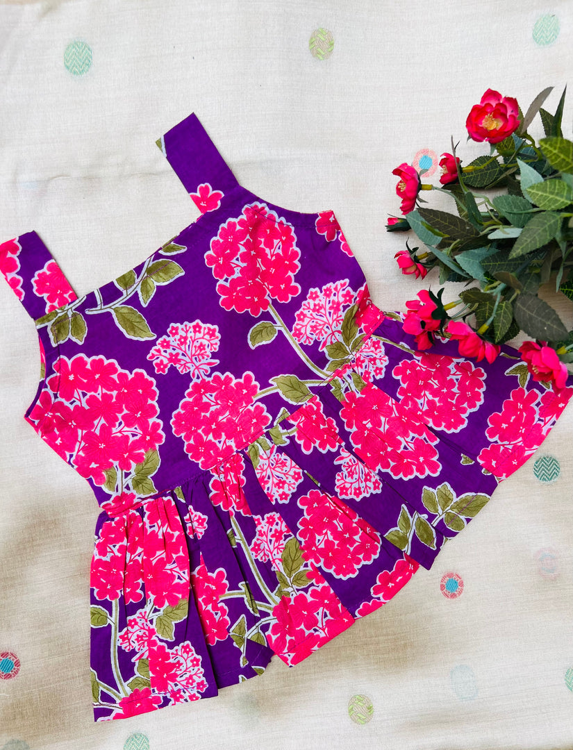 Flower Rush - Cotton Frock 0 to 6m