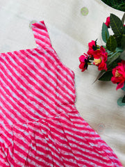 Pink Feather - Cotton Frock