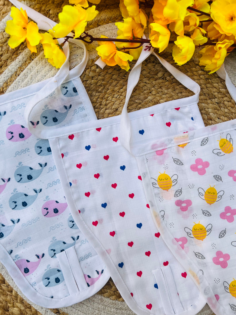 Muslin Nappy Set : Pack of 3
