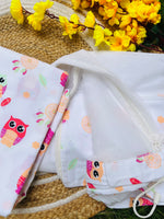 Load image into Gallery viewer, Cute Owl - Thottil and Mosquito net Set (Fall Safe)
