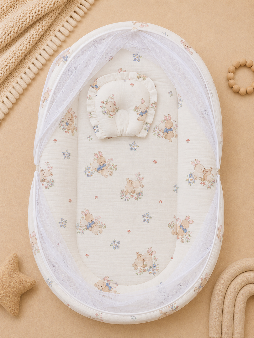 Muslin Net Bed - Bunny