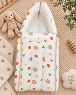 Load image into Gallery viewer, Muslin Carry Bed/Nest - Melon