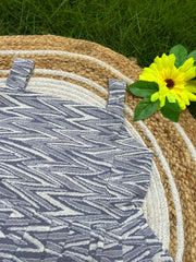 Grey Swril - Cotton Frock 4 - 5 yrs