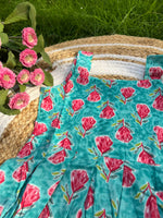 Load image into Gallery viewer, Floral Rain - Cotton Frock 1 - 2 yrs
